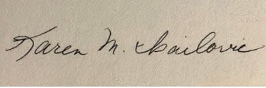 Signed by the creator