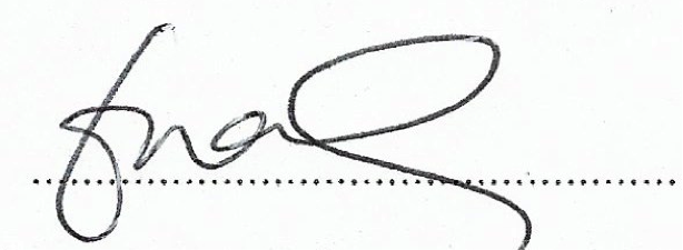 Signed by the creator