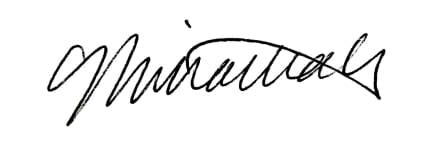 Signed by the creator