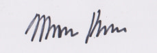 Signed by the creator